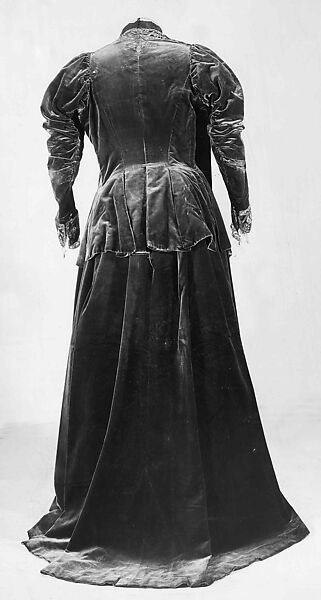 Afternoon dress, House of Worth (French, 1858–1956), Silk, French