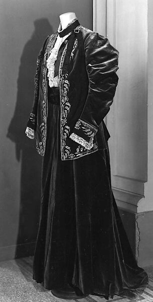 Afternoon dress, House of Worth (French, 1858–1956), Silk, French