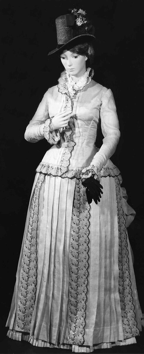 Morning dress, Cotton, American