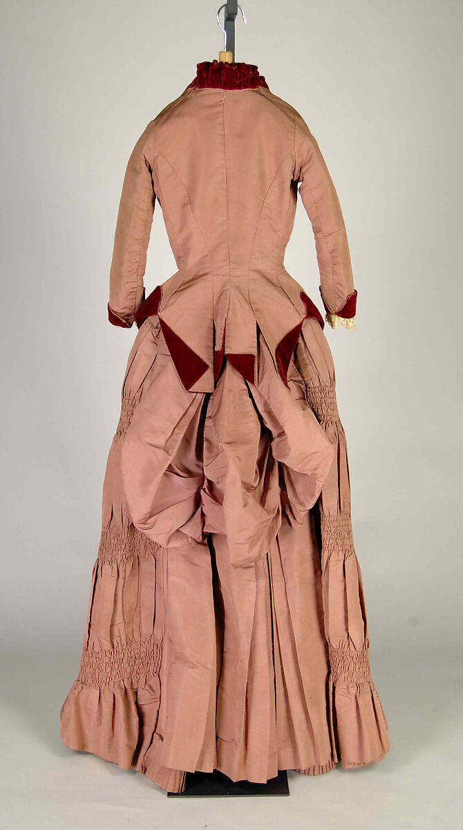 Afternoon dress, Silk, American