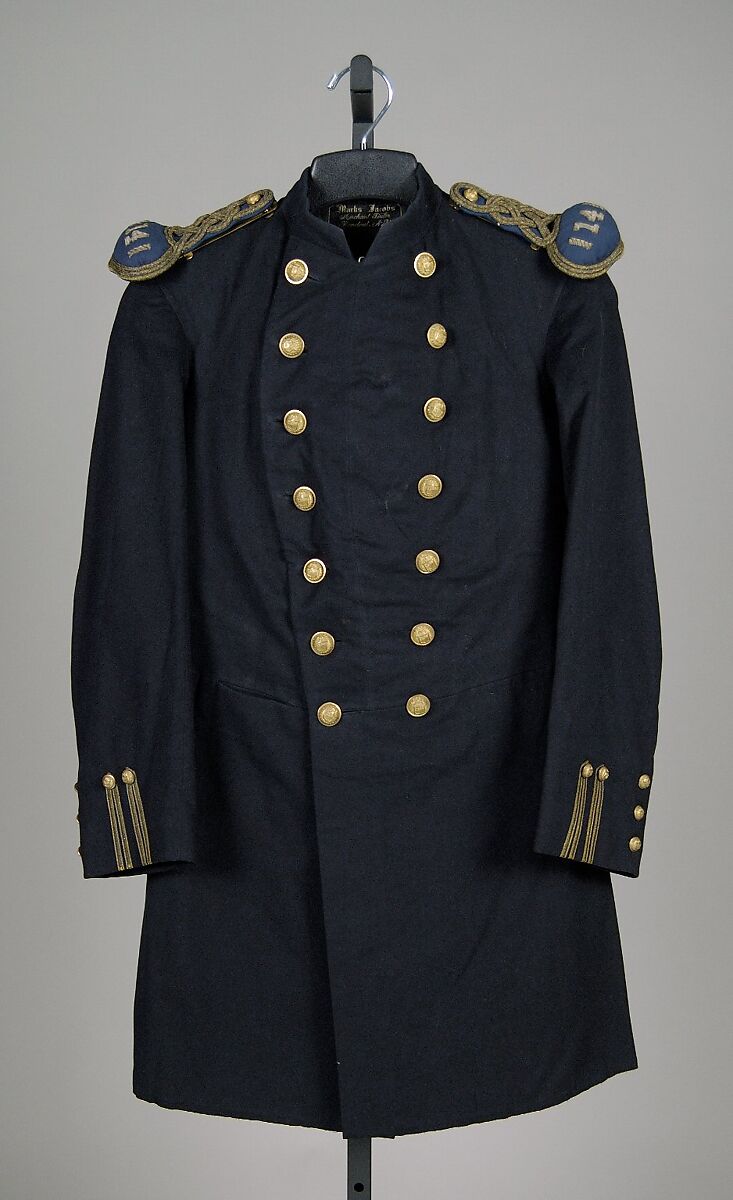 Military jacket, Marks Jacobs (American), Wool, metallic, American 