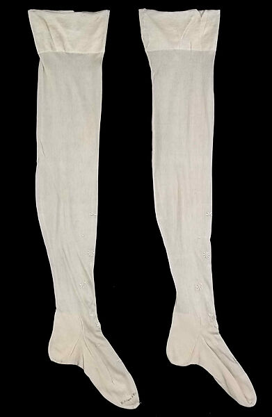 Stockings, B. Altman &amp; Co. (American, 1865–1990), Silk, cotton, American 