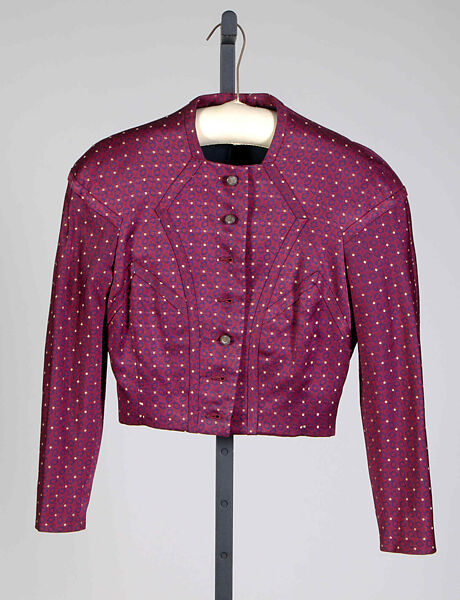 Evening jacket, Mainbocher (French and American, founded 1930), Silk, American 