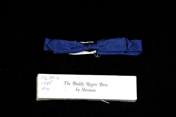"The Buddy Rogers Bow", Sherman, SIlk, metal, American