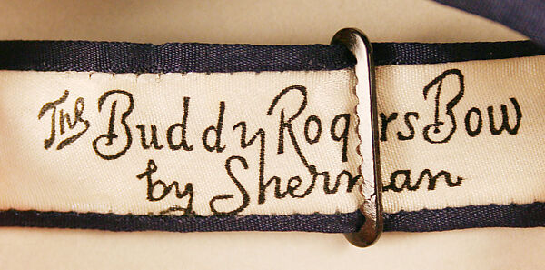 "The Buddy Rogers Bow", Sherman, SIlk, metal, American