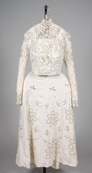 Afternoon ensemble, Linen, American