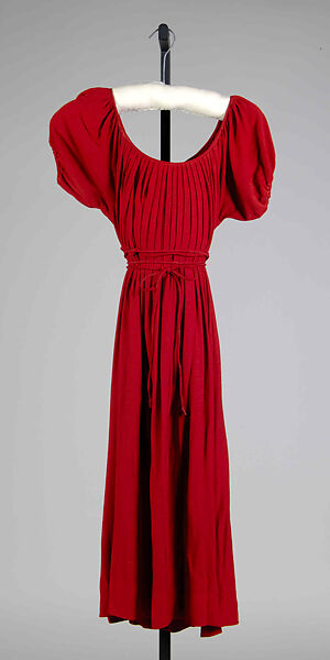 Dress, Claire McCardell (American, 1905–1958), Wool , American 