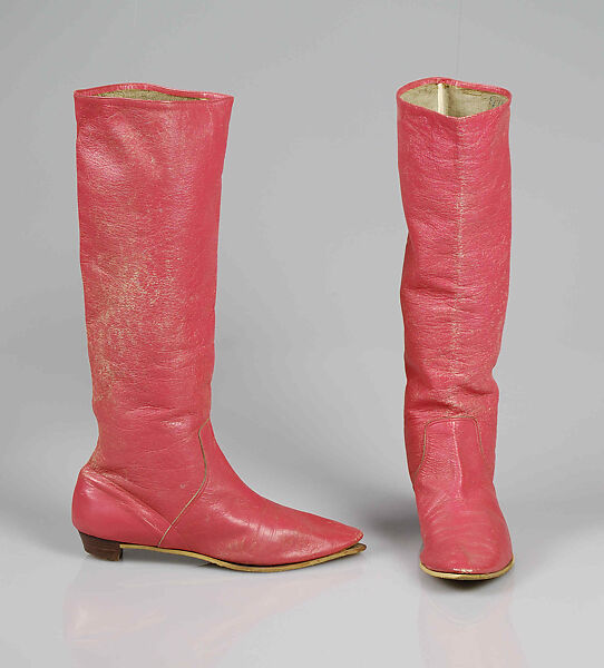 Boots, Bonnie Cashin (American, Oakland, California 1908–2000 New York), Leather, American 