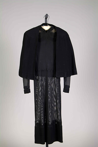 Cocktail ensemble, Lucien Lelong (French, 1889–1958), Cotton, wool, French 
