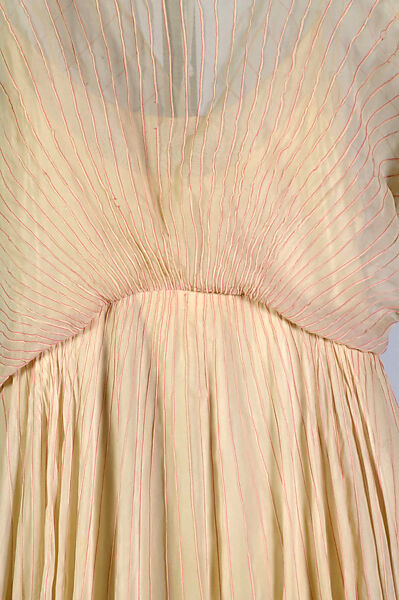 Evening dress, Silk, French