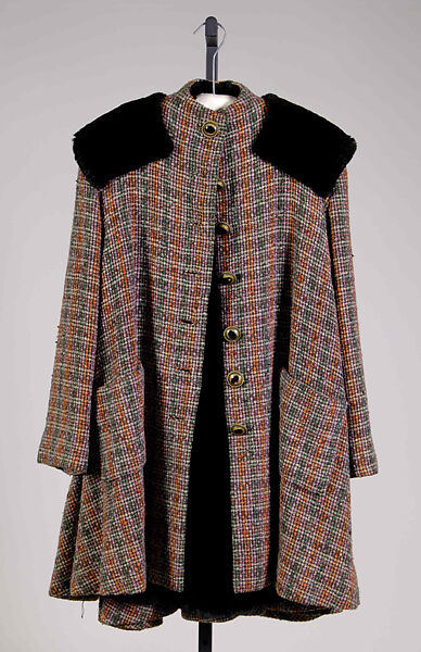 Coat, Elizabeth Hawes (American, Ridgewood, New Jersey 1903–1971 New York), Wool, fur, French 