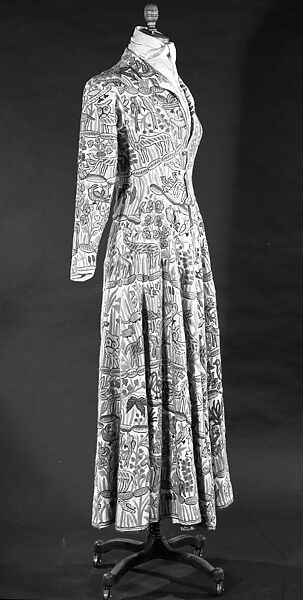 Evening coat, Wool, American