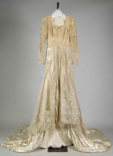 Wedding Dress, House of Tappé, Inc., Silk, linen, American 