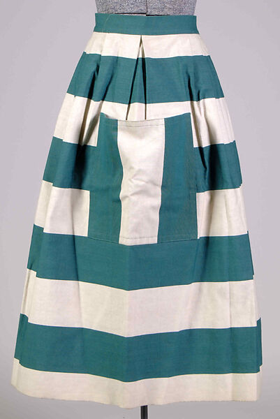 Apron, Bonnie Cashin (American, Oakland, California 1908–2000 New York), Cotton, American 