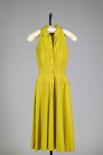 Dress, Bonnie Cashin (American, Oakland, California 1908–2000 New York), Linen, American 