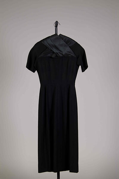 Dress, Traina-Norell (American, founded 1941), Wool, silk, American