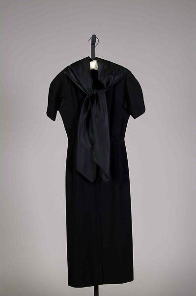 Dress, Norman Norell (American, Noblesville, Indiana 1900–1972 New York), Wool, silk, American 