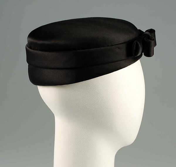 Hat, House of Balenciaga (French, founded 1937), Silk, Spanish