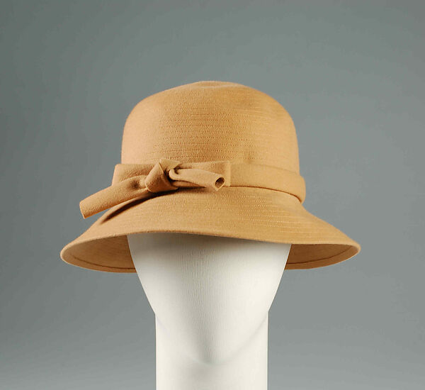 Hat, House of Givenchy (French, founded 1952), Wool, French 