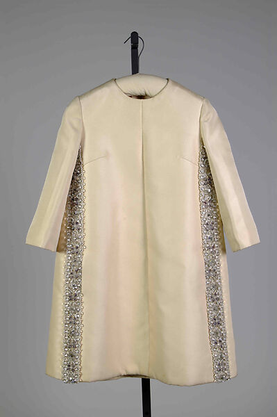 Cocktail dress, Alberto Fabiani (Italian, born ca. 1910), Silk, beads, rhinestones, Italian 