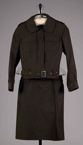 Rain suit, Yves Saint Laurent (French, founded 1961), Cotton, French 