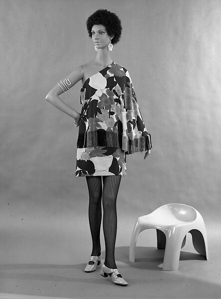 Cocktail dress, Oscar de la Renta (American (born Dominican Republic), Santo Domingo 1932–2014 Kent, Connecticut), Silk, American