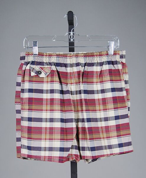 Bathing trunks, Cotton, synthetic, American 