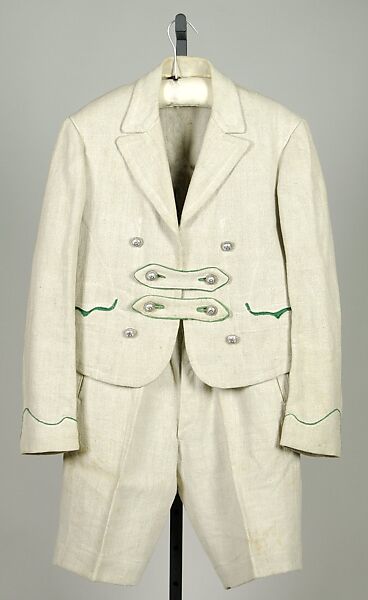 Suit, Lanz (Austrian, founded 1922), Linen, Austrian 