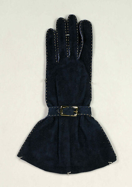 Gauntlets, Bonnie Cashin (American, Oakland, California 1908–2000 New York), Leather, metal, American 