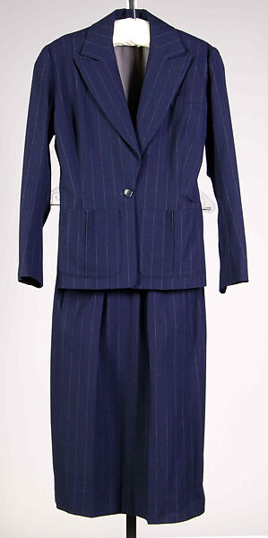 Suit, Valentina (American, born Kyiv 1899–1989), Wool, American 