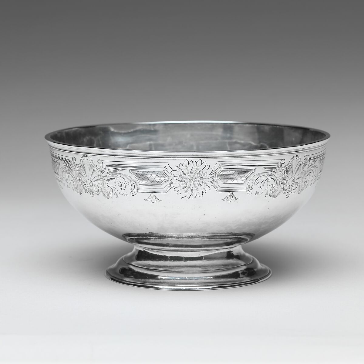 Punch Bowl, Joseph Richardson Sr. (1711–1784), Silver, American 