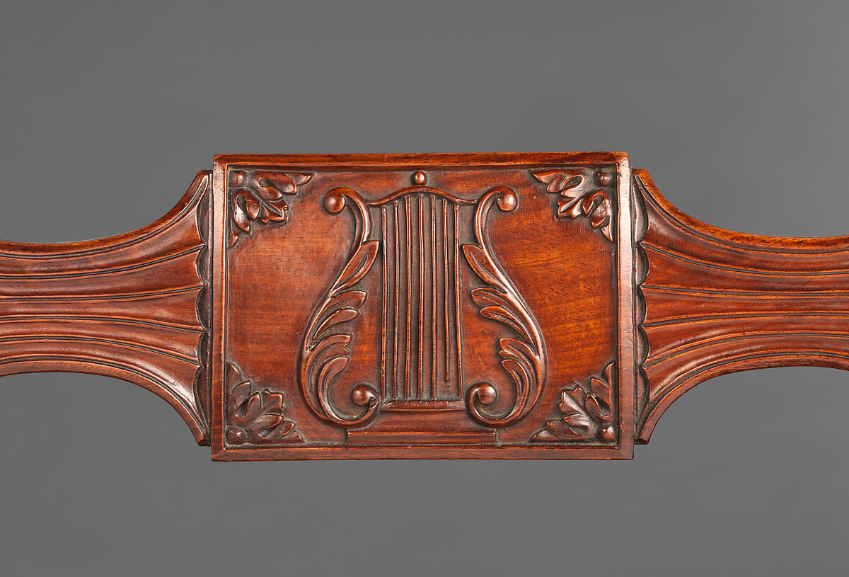 Side Chair, Mahogany, maple, tulip poplar, American