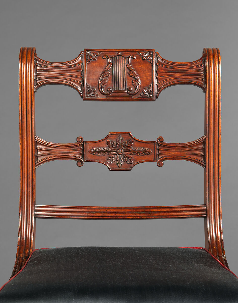 Side Chair, Mahogany, maple, tulip poplar, American