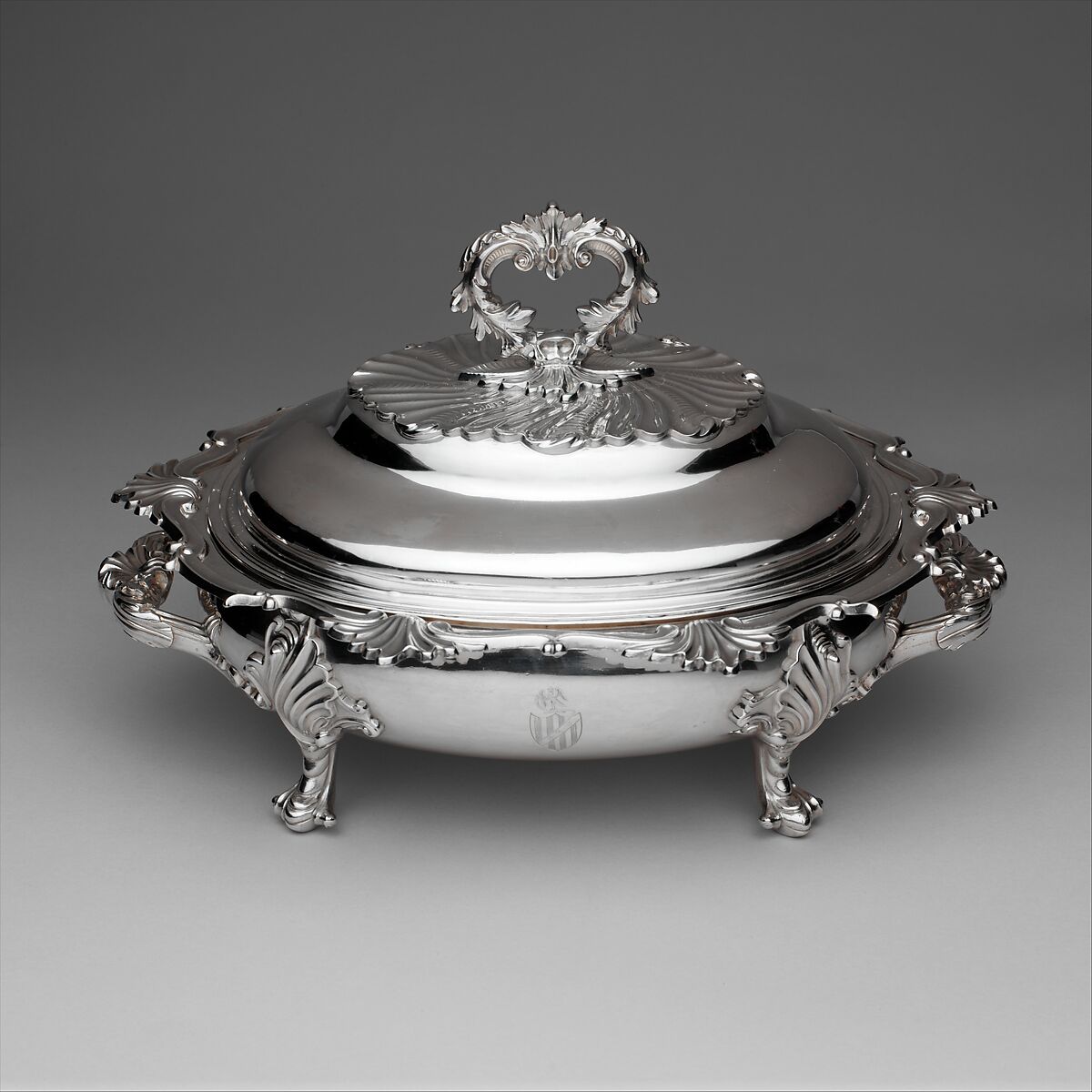 Entree Dish, Taylor and Lawrie (active 1837–62), Silver, American 