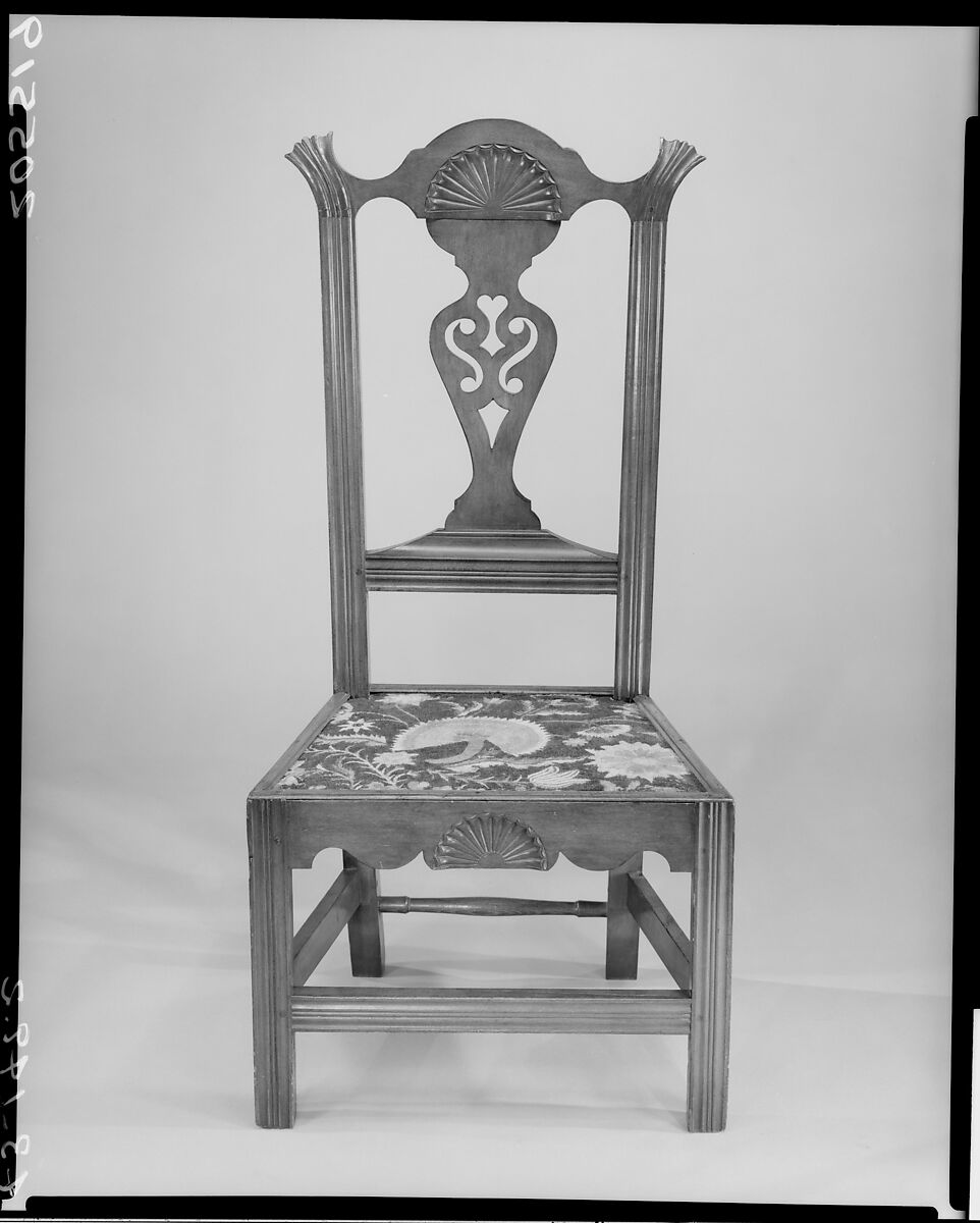 Side Chair, Attributed to Samuel Dunlap (active ca. 1789–1815), Cherry, American