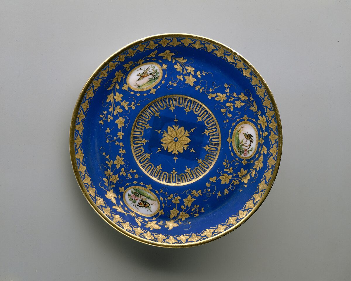 Saucer, Union Porcelain Works (1863–1922), Porcelain, American 