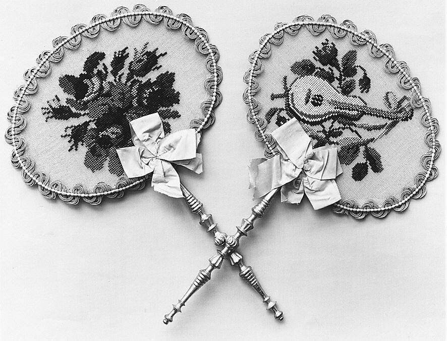 Fire Screen, embroidered, American