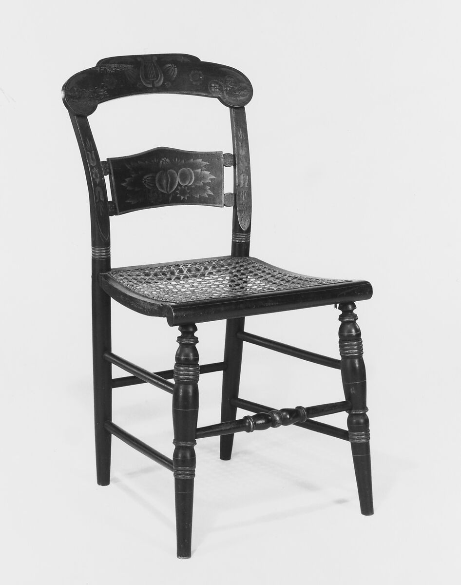 Side Chair, Lambert Hitchcock (1795–1852), Wood, American 