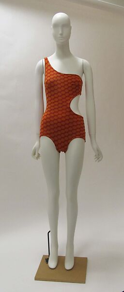 Bathing suit, Rudi Gernreich (American (born Austria), Vienna 1922–1985 Los Angeles, California), wool, nylon, American 