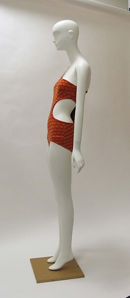 Bathing suit, Rudi Gernreich (American (born Austria), Vienna 1922–1985 Los Angeles, California), wool, nylon, American