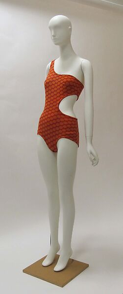 Bathing suit, Rudi Gernreich (American (born Austria), Vienna 1922–1985 Los Angeles, California), wool, nylon, American