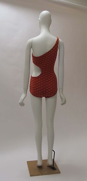 Bathing suit, Rudi Gernreich (American (born Austria), Vienna 1922–1985 Los Angeles, California), wool, nylon, American