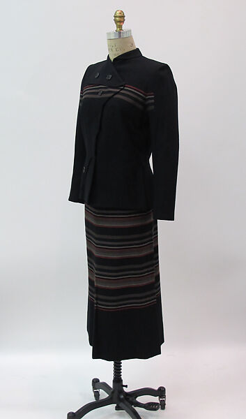 Ensemble, Gilbert Adrian (American, Naugatuck, Connecticut 1903–1959 Hollywood, California), wool, American