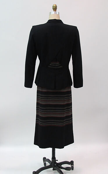 Ensemble, Gilbert Adrian (American, Naugatuck, Connecticut 1903–1959 Hollywood, California), wool, American