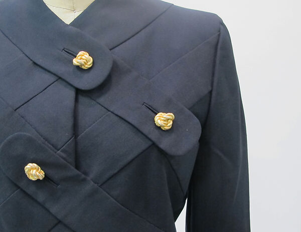 Ensemble, Gilbert Adrian (American, Naugatuck, Connecticut 1903–1959 Hollywood, California), wool, silk, metal, American