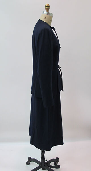 Ensemble, Gilbert Adrian (American, Naugatuck, Connecticut 1903–1959 Hollywood, California), wool, silk, American