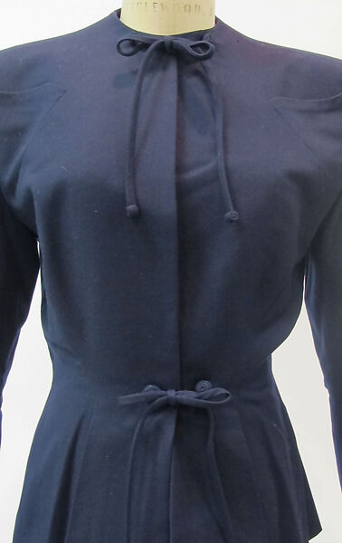 Ensemble, Gilbert Adrian (American, Naugatuck, Connecticut 1903–1959 Hollywood, California), wool, silk, American