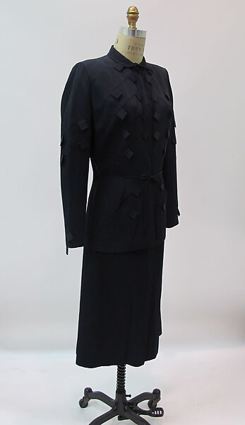 Ensemble, Gilbert Adrian (American, Naugatuck, Connecticut 1903–1959 Hollywood, California), silk, metal, American