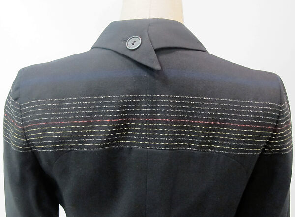 Ensemble, Gilbert Adrian (American, Naugatuck, Connecticut 1903–1959 Hollywood, California), wool, silk, plastic, metal, American