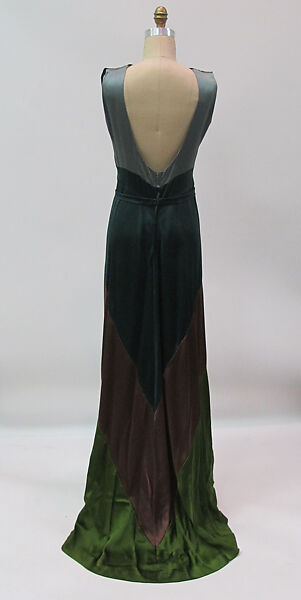 Dress, Gilbert Adrian (American, Naugatuck, Connecticut 1903–1959 Hollywood, California), silk, metal, American
